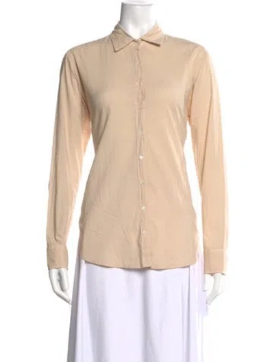 Pre-owned Xirena Long Sleeve Blouse W/ Tags In Orange