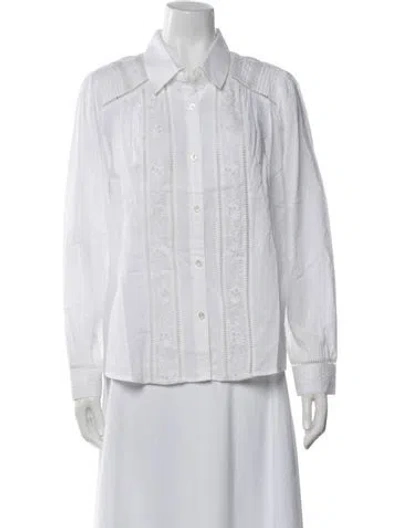 Pre-owned Xirena Long Sleeve Blouse W/ Tags In White