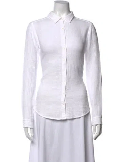 Pre-owned Xirena Long Sleeve Blouse W/ Tags In White
