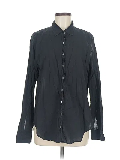 Pre-owned Xirena Long Sleeve Button Down Shirt In Black