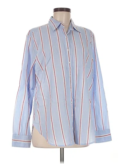 Pre-owned Xirena Long Sleeve Button Down Shirt In Blue