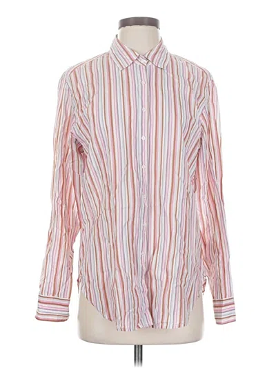 Pre-owned Xirena Long Sleeve Button Down Shirt In Pink