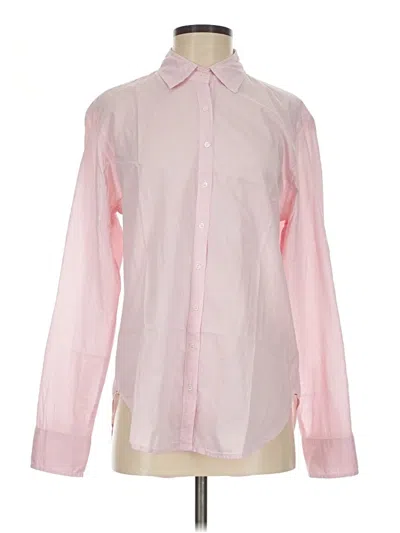 Pre-owned Xirena Long Sleeve Button Down Shirt In Pink