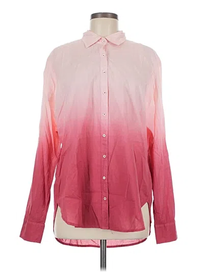 Pre-owned Xirena Long Sleeve Button Down Shirt In Pink