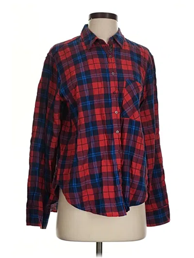 Pre-owned Xirena Long Sleeve Button Down Shirt In Red