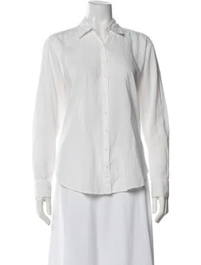 Pre-owned Xirena Long Sleeve Button-up Top In Pink