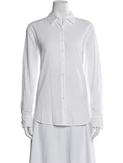 Pre-owned Xirena Long Sleeve Button-up Top W/ Tags In White