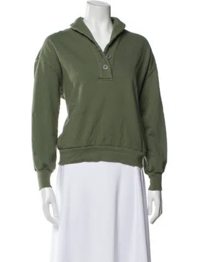 Pre-owned Xirena Long Sleeve Sweatshirt In Green