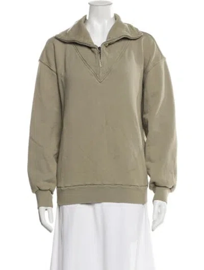 Pre-owned Xirena Long Sleeve Sweatshirt In Green