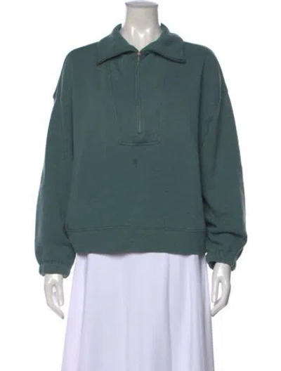 Pre-owned Xirena Long Sleeve Sweatshirt In Green
