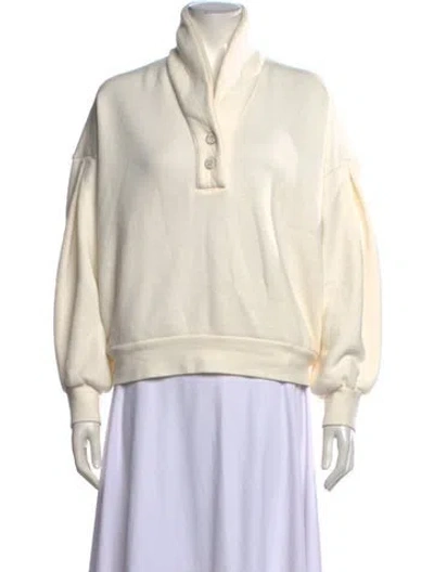 Pre-owned Xirena Long Sleeve Sweatshirt In Neutrals
