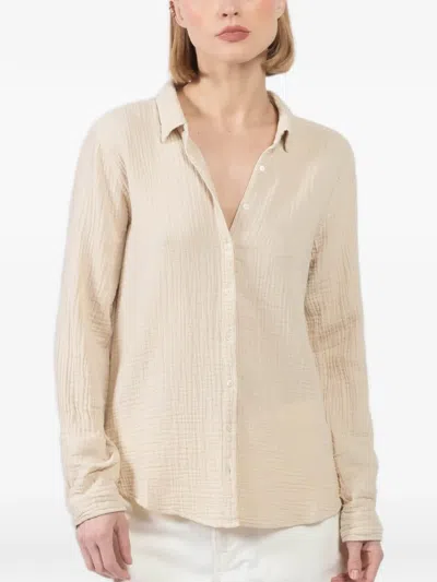 Xirena Long-sleeve Textured Shirt In Multi