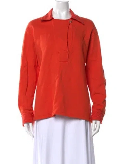 Pre-owned Xirena Long Sleeve Top In Orange