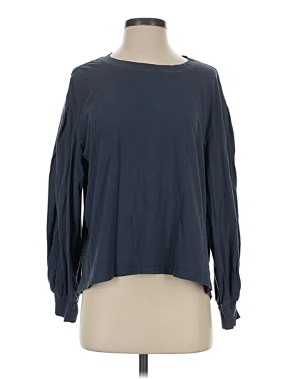 Pre-owned Xirena Long Sleeve T-shirt In Blue