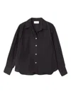 Xirena Long-sleeved Cotton Shirt In Black