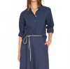 Xirena Lynden Long Sleeve Top In Navy In Blue