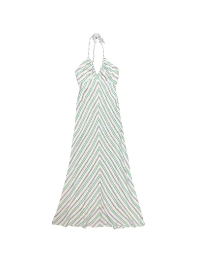 Xirena Maggie Striped Maxi Dress In Neutral