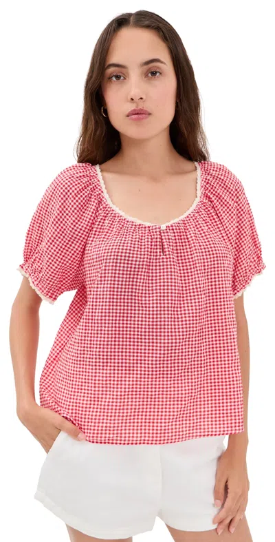 Xirena Maisie Top Cherry Red
