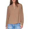 Xirena Makenzie Top In Fawn Stripe In Multi