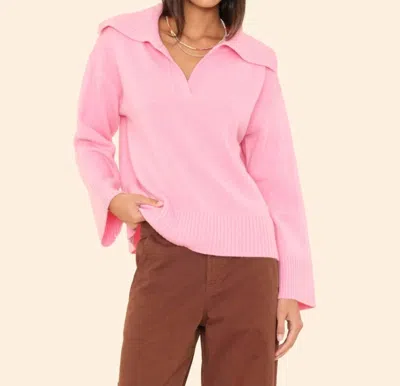 Xirena Mattia Collared Sweater In Gumball In Multi