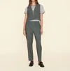 Xirena Mercer Pant In Charcoal Melange In Multi