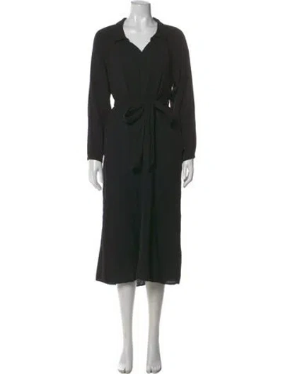 Pre-owned Xirena Midi Length Dress In Black