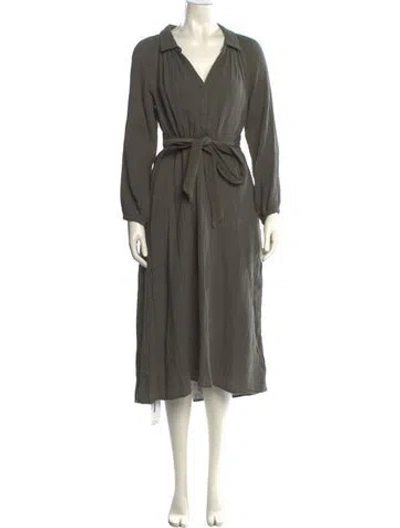 Pre-owned Xirena Midi Length Dress In Green