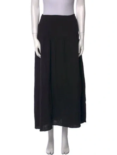 Pre-owned Xirena Midi Length Skirt In Black