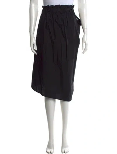 Pre-owned Xirena Midi Length Skirt In Black