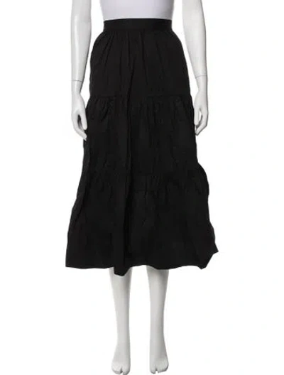 Pre-owned Xirena Midi Length Skirt In Black