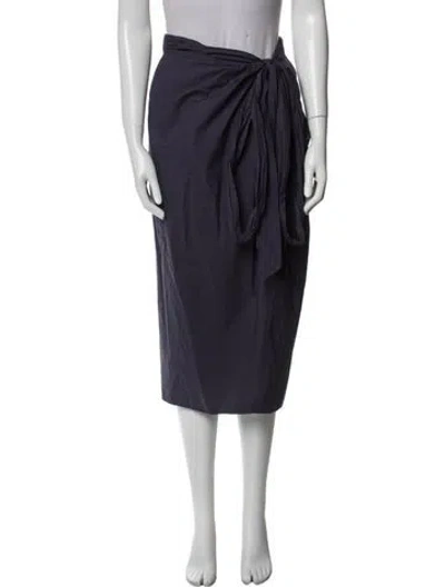 Pre-owned Xirena Midi Length Skirt In Blue