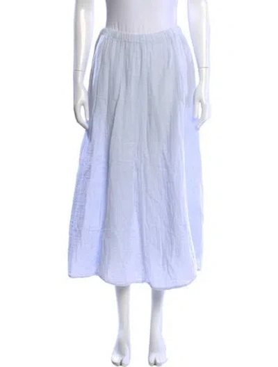 Pre-owned Xirena Midi Length Skirt In Blue