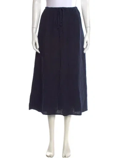 Pre-owned Xirena Midi Length Skirt In Blue
