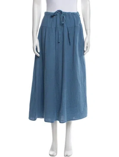 Pre-owned Xirena Midi Length Skirt In Blue