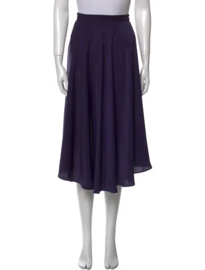 Pre-owned Xirena Midi Length Skirt In Purple