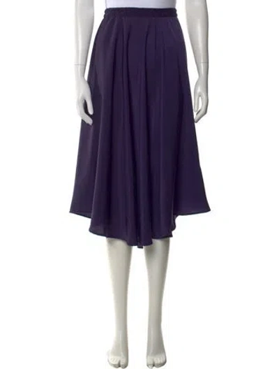 Pre-owned Xirena Midi Length Skirt In Purple