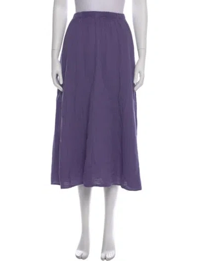 Pre-owned Xirena Midi Length Skirt In Purple