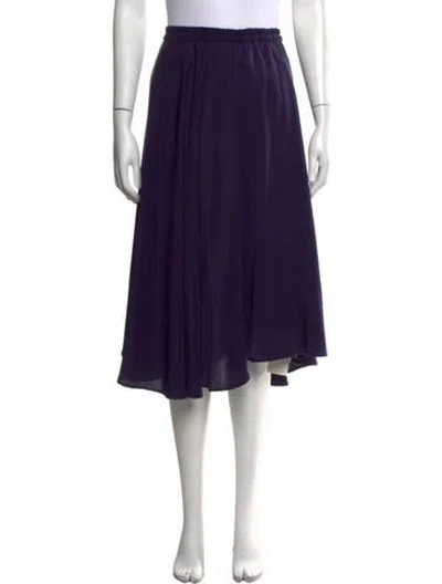 Pre-owned Xirena Midi Length Skirt In Purple