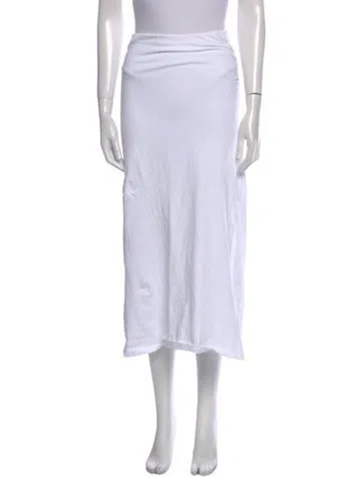 Pre-owned Xirena Midi Length Skirt In White