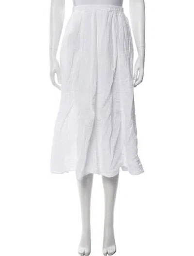 Pre-owned Xirena Midi Length Skirt In White