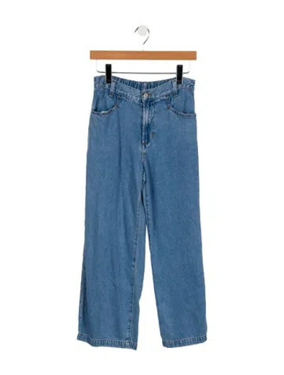 Pre-owned Xirena Mid-rise Straight Leg Jeans In Blue