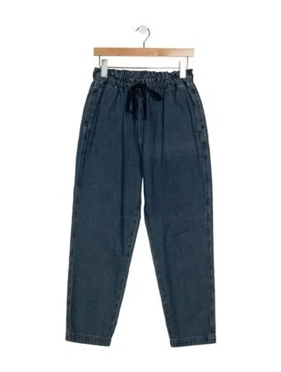 Pre-owned Xirena Mid-rise Straight Leg Jeans In Blue