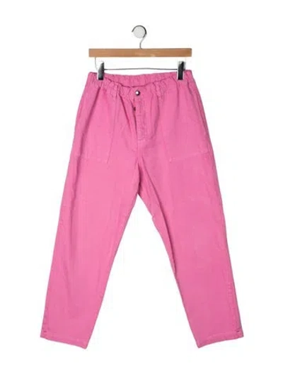 Pre-owned Xirena Mid-rise Straight Leg Jeans In Pink