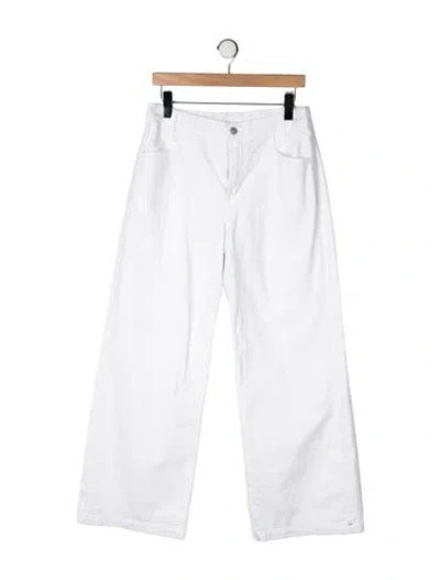Pre-owned Xirena Mid-rise Wide Leg Jeans W/ Tags In White