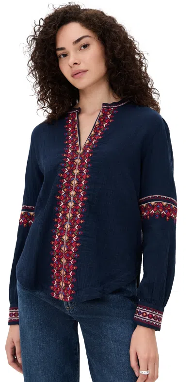 Xirena Mina Top North Star In Blue