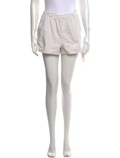 Pre-owned Xirena Mini Shorts In White