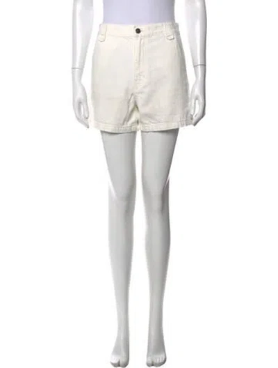 Pre-owned Xirena Mini Shorts In White