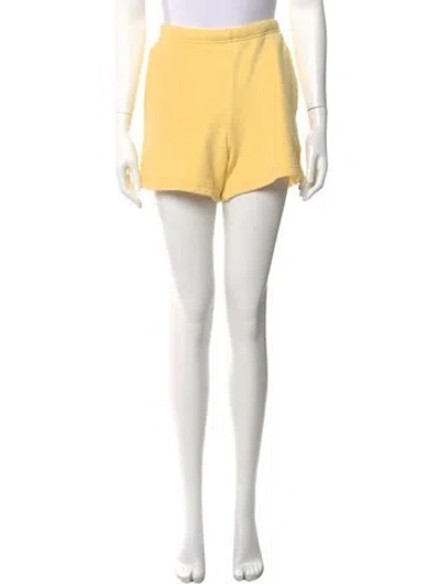 Pre-owned Xirena Mini Shorts In Yellow