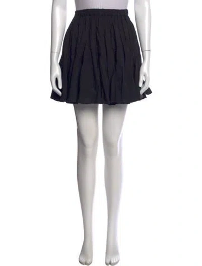 Pre-owned Xirena Mini Skirt In Black