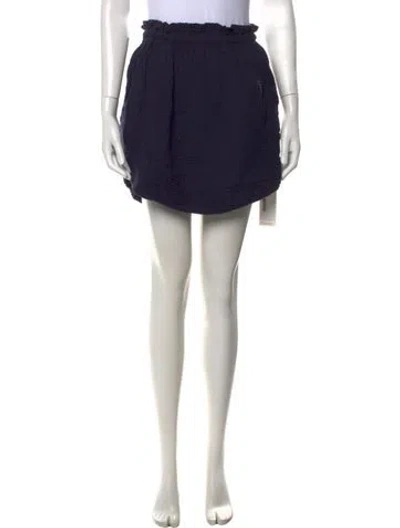 Pre-owned Xirena Mini Skirt In Blue